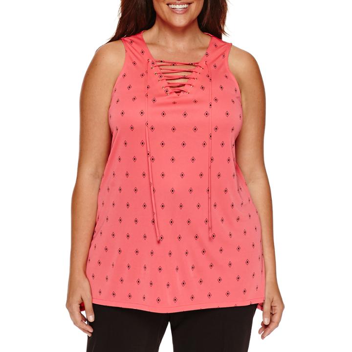 Worthington Knit Tank Top-plus