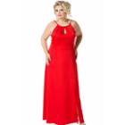 Celebrations By Sydney's Closet Beaded Cut Outs Evening Gown-juniors Plus