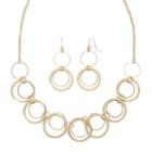 Mixit&trade; Gold-tone Open Link Earring And Necklace Set