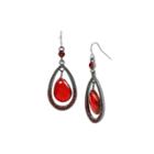 Mixit&trade; Red Bead Pear-shaped Earrings