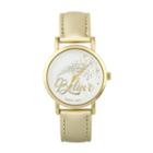 Mixit Womens Gold Tone Strap Watch-pts5074be