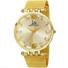 Joshua & Sons Mens Gold Tone Strap Watch-j-90yg