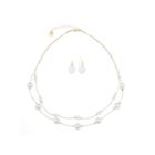 Monet Jewelry Womens 2-pc. White Jewelry Set