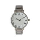 Olivia Pratt Womens Silver Tone Strap Watch-15255mpsilver