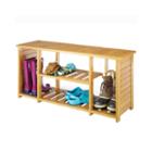 Whitmor Bamboo Shoe Bench