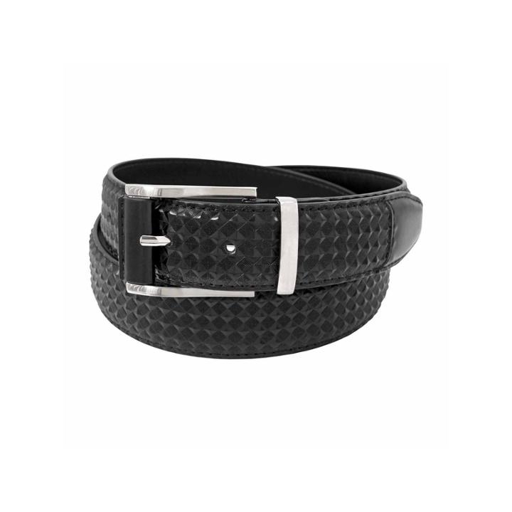 Stacy Adams Diamond Embossed Belt