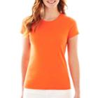 St. John's Bay Essential Relaxed Fit Short-sleeve Crewneck T-shirt
