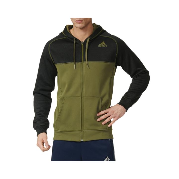 Adidas Team Issue Long Sleeve Fleece Hoodie