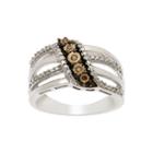 1/10 Ct. T.w. Champagne Diamond Fashion Ring