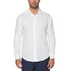 Cubavera Long Sleeve 100% Linen Button-front Shirt
