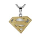 Dc Comics Superman Two-tone Stainless Steel Pendant Necklace