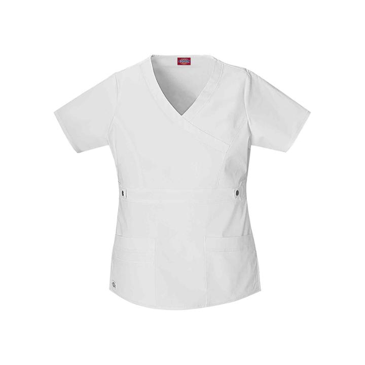 Dickies Youtility Mock Wrap Scrub Top-juniors Plus