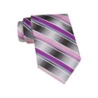 Van Heusen Striped Silk Tie - Extra Long