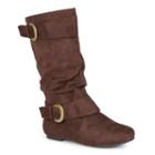 Journee Collection Shelley 12 Wide Calf Mid-rise Slouch Boots
