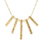 Limited Quantities! Womens 14k Gold Statement Necklace