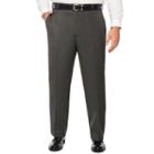 Stafford Stretch Flat Front Pants-big And Tall