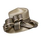 Giovanna Signature Women's Stripe Ribbon Hat