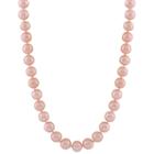 Splendid Pearls Womens 8mm Purple Cultured Freshwater Pearls Strand Necklace