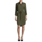 A.n.a Long Sleeve Shirt Dress- Talls