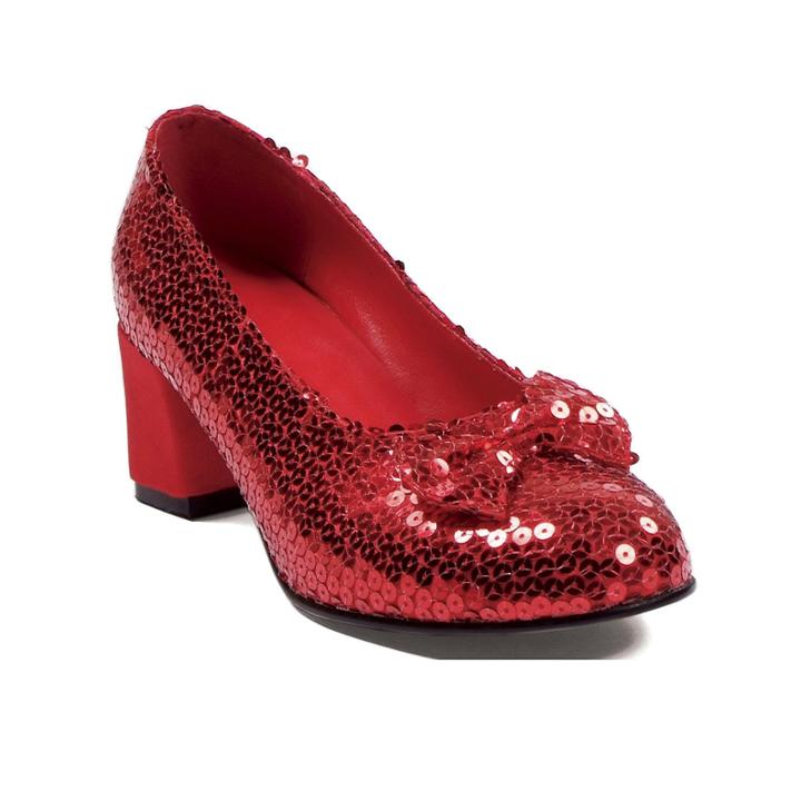 Judy Adult Red Sequin Shoes