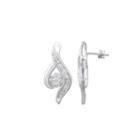 Diamond Blossom 1/4 Ct. T.w. Genuine White Diamond Drop Earrings