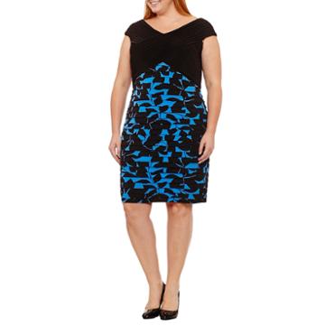 Maggy London Intl Sleeveless Sheath Dress-plus