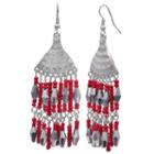Mixit Clr 0717 Red Drop Earrings