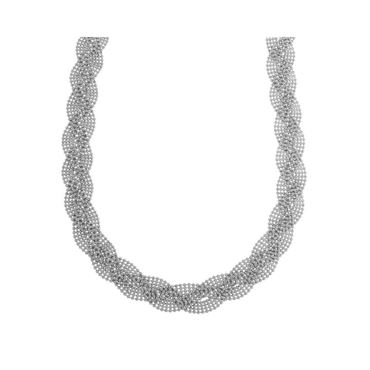 Sterling Silver Braided Necklace