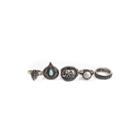 Arizona 5-pc. Silver-tone Elephant & Teardrop Ring Set