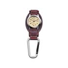 Dakota Men's Brown Leather Hanger Field Clip Watch 35508