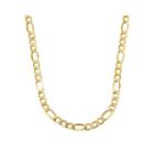 Made In Italy 14k Yellow Gold 24 Hollow Figaro Chain