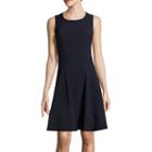Liz Claiborne Sleeveless Side-seam Fit-and-flare Dress