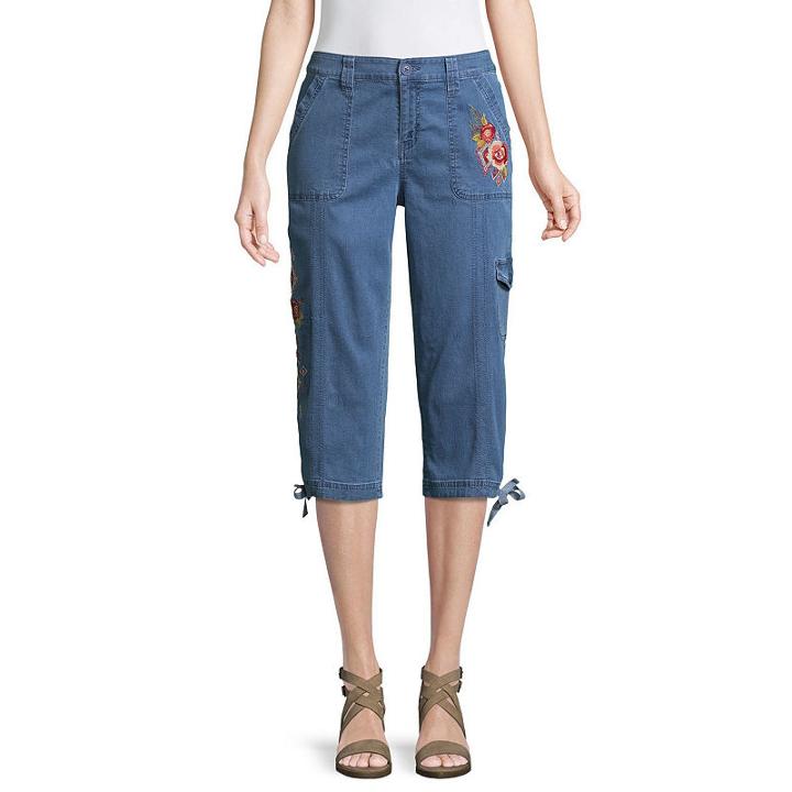 St. John's Bay Cargo Capri - Tall Inseam 21.5