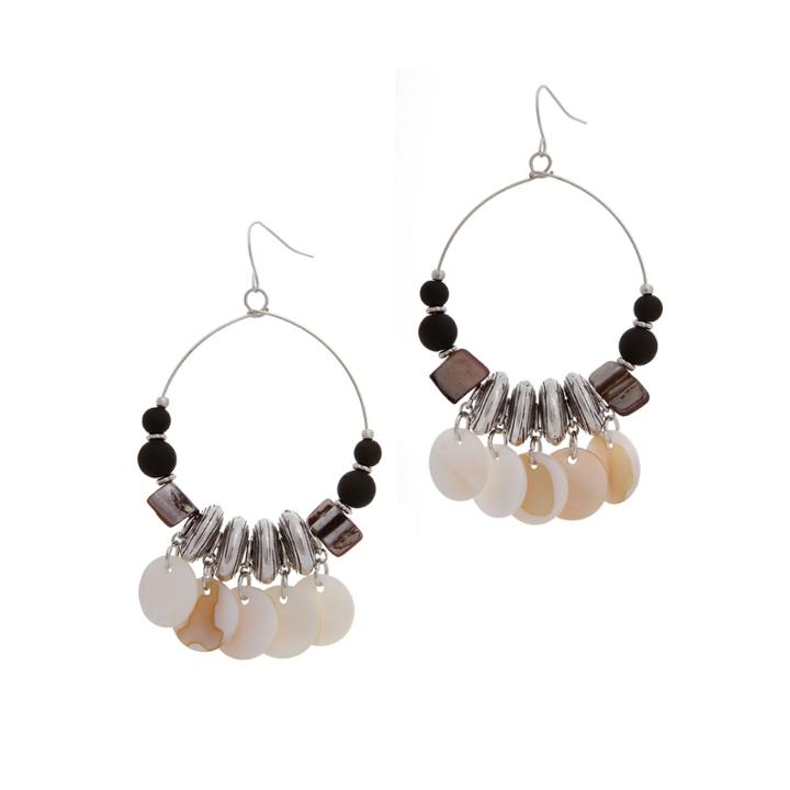 El By Erica Lyons El By Erica Lyons Black Naturals Drop Earrings