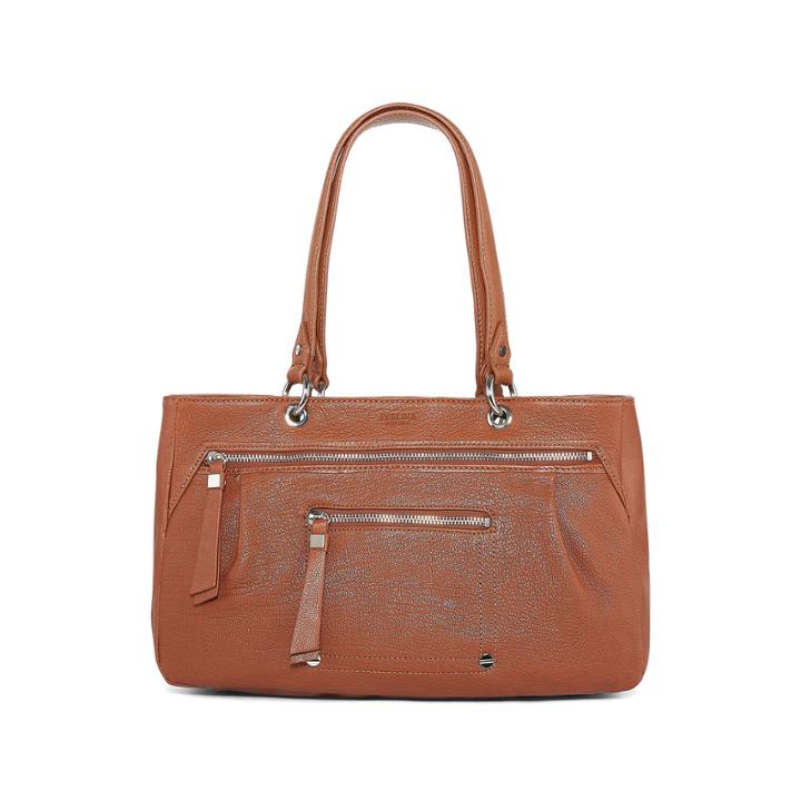 Perlina Dublin East/west Leather Satchel