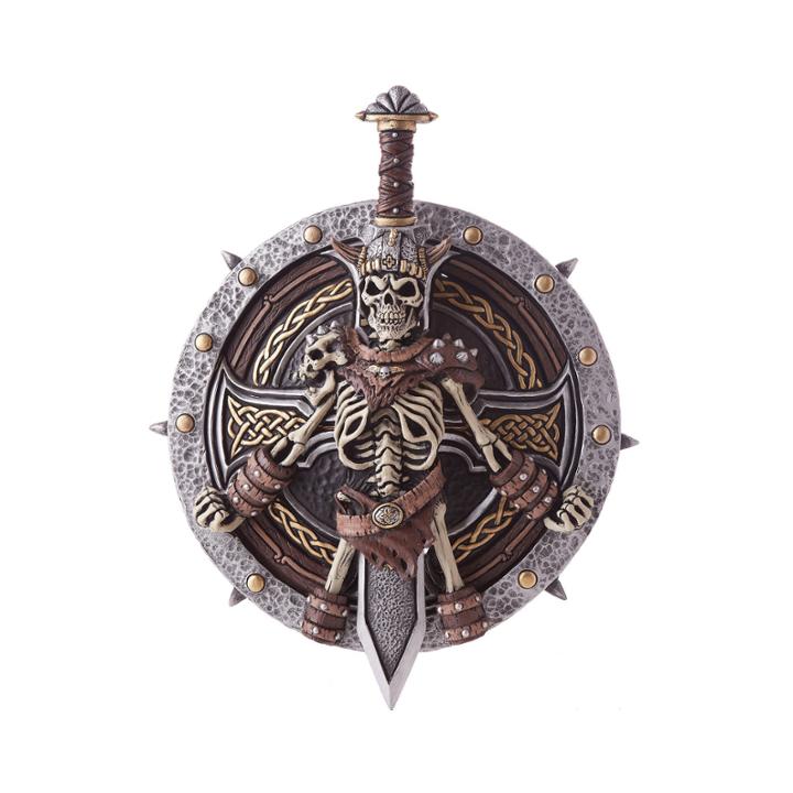 Medieval Viking Lord Sword And Shield Combo