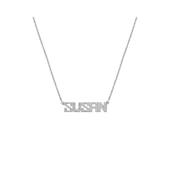 Personalized Diamond-cut Name Necklace