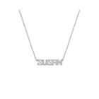 Personalized Diamond-cut Name Necklace