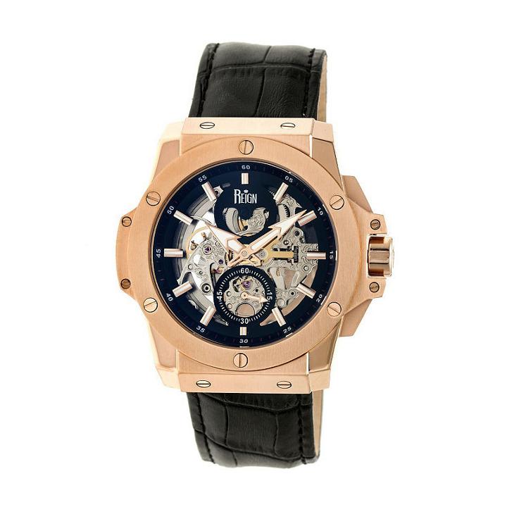 Reign Unisex Black Strap Watch-reirn4005