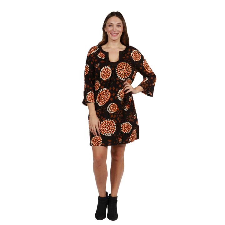 24/7 Comfort Apparel Brandy Luxury Sweater Knit Dress - Plus