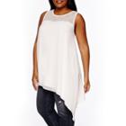 Boutique+ Long Asymmetrical Tank Top - Plus