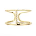 Sparkle Allure Adjustable Cocktail L Ring