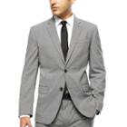 Jf J. Ferrar Black White Chevron Slim-fit Jacket