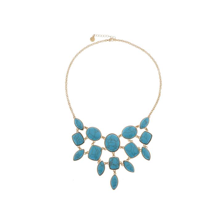 Monet Jewelry Blue Statement Necklace