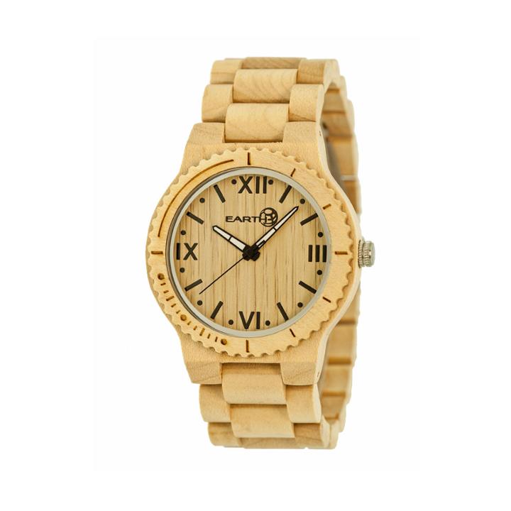 Earth Wood Bighorn Khaki Bracelet Watch Ethew3501