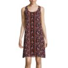 Love Reigns Sleeveless Floral Print A-line Dress