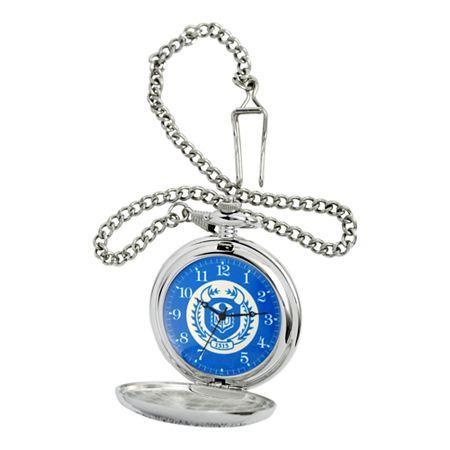 Disney Monsters University Blue & Silver-tone Pocket Watch