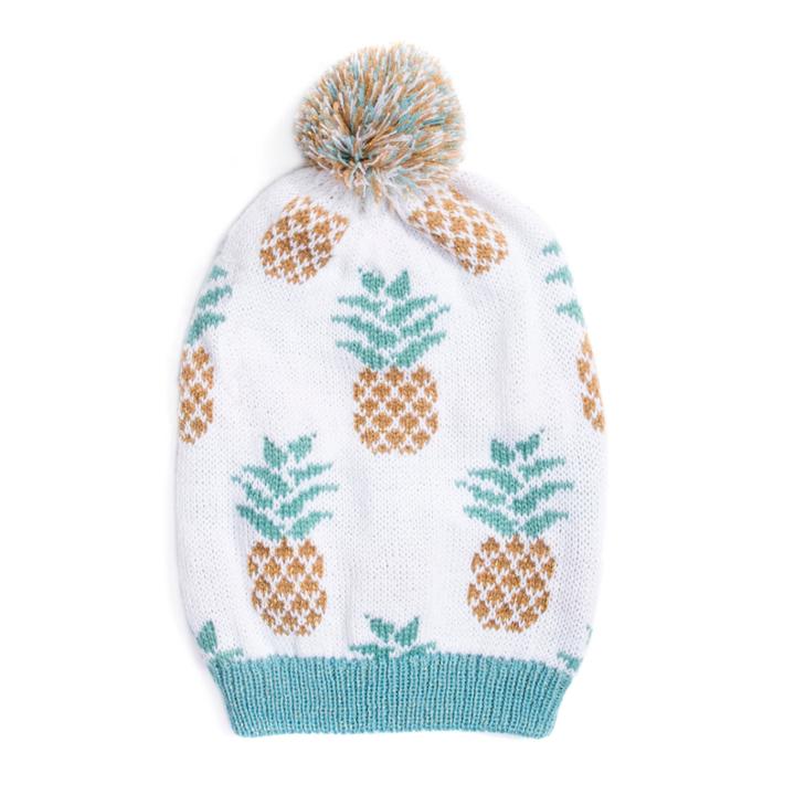 Muk Luks Pineapple Slouch Beanie