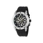 Sthrling Original Mens Black Silicone Strap Skeleton Automatic Watch