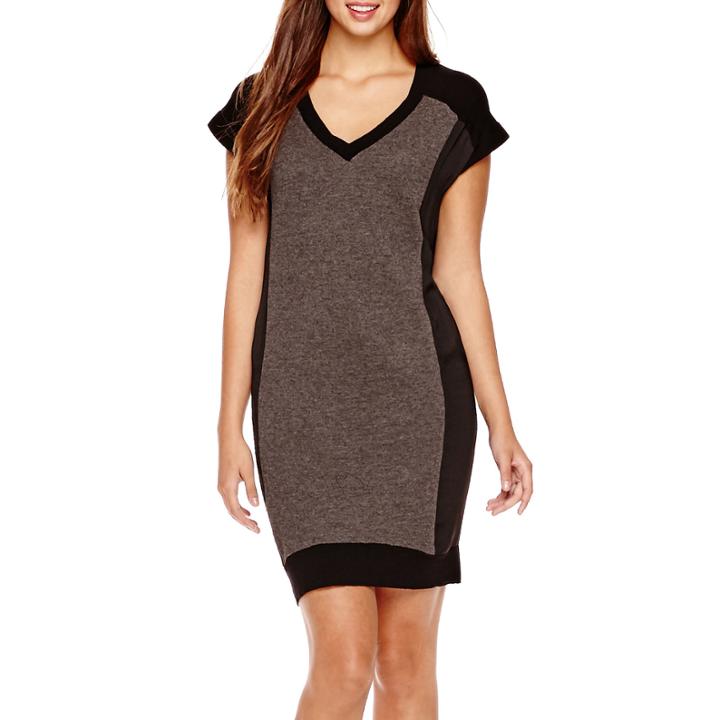 A.n.a Short-sleeve Sweater Dress